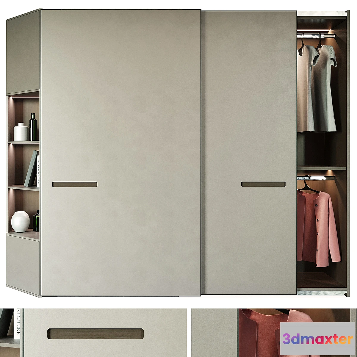 886624 - Modern laconic wardrobe 4 - No.3
