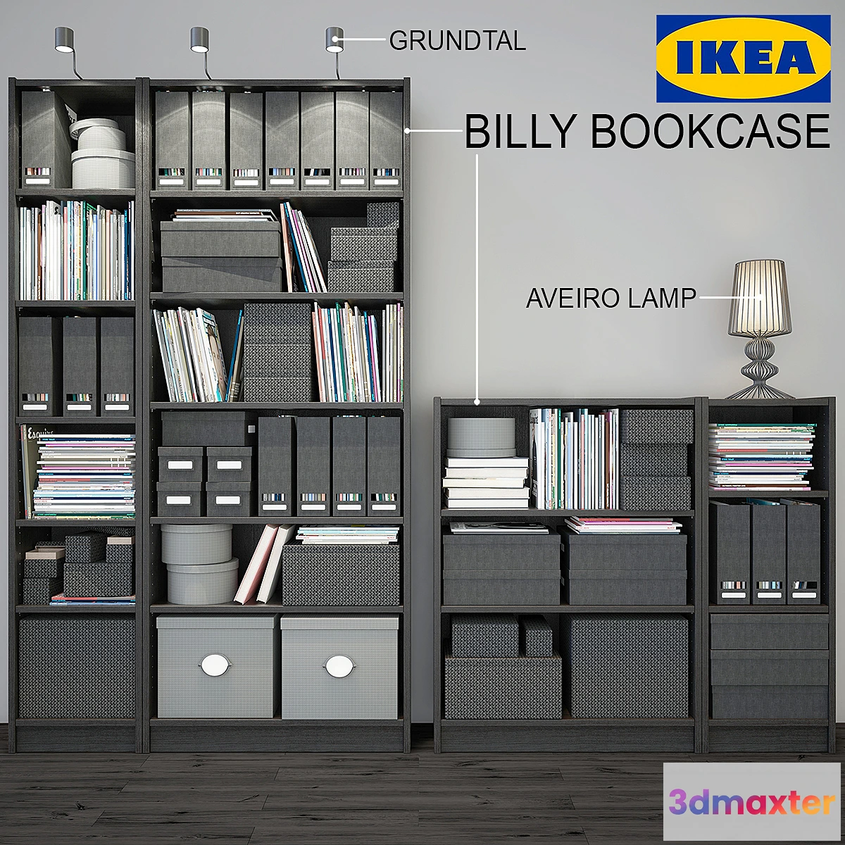 892802 - IKEA Billy Bookcase black