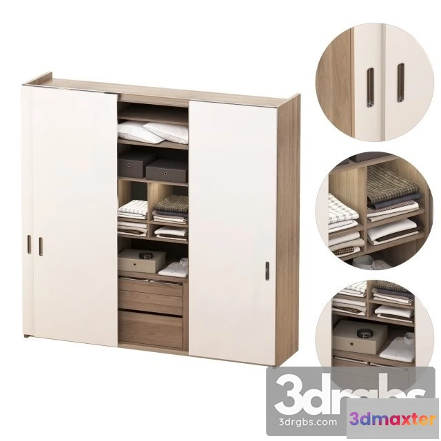 975808 - Clothes Shkaf Kupe Cloth