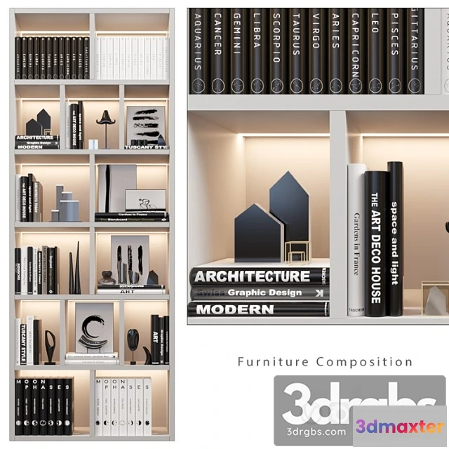 975980 - Furniture Composition 390 Shkaf