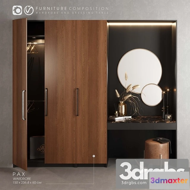 976018 - Furniture Composition For Bedroom 1