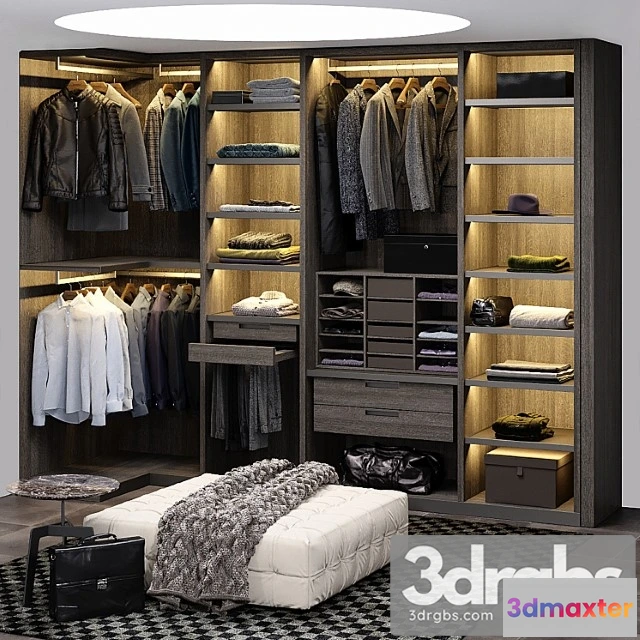 976278 - Poliform Senzafine Wardrobe Mens