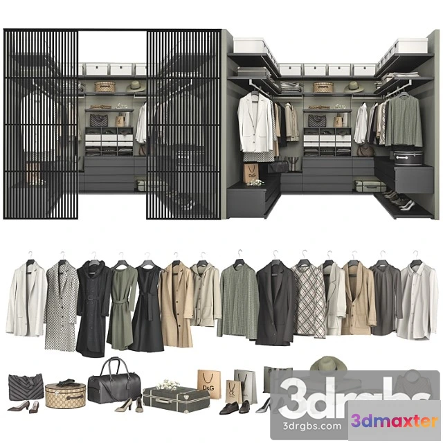 976282 - Poliform Ubik Walk in Closet 4