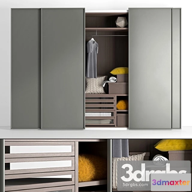 976616 - Wardrobe matt coffee milk