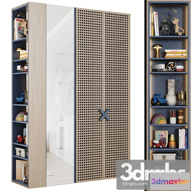 976636 - Wardrobe Modular Childrens Wardrobe 03