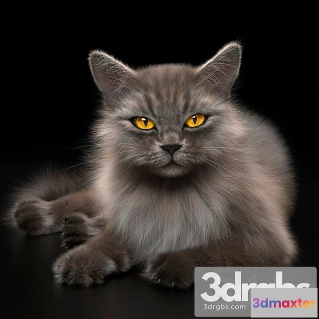 1002570 - Creature Cat 4 vray