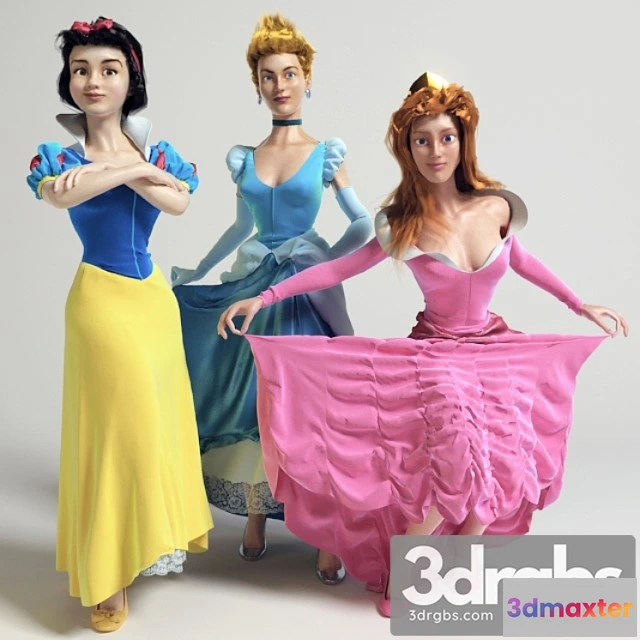 1002578 - Creature Disney princess (vray ggx)