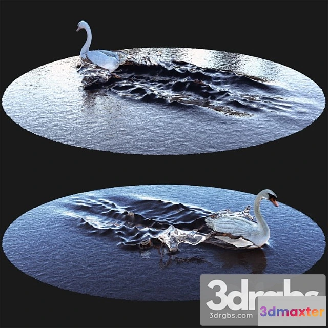 1002596 - Creature Goose on water