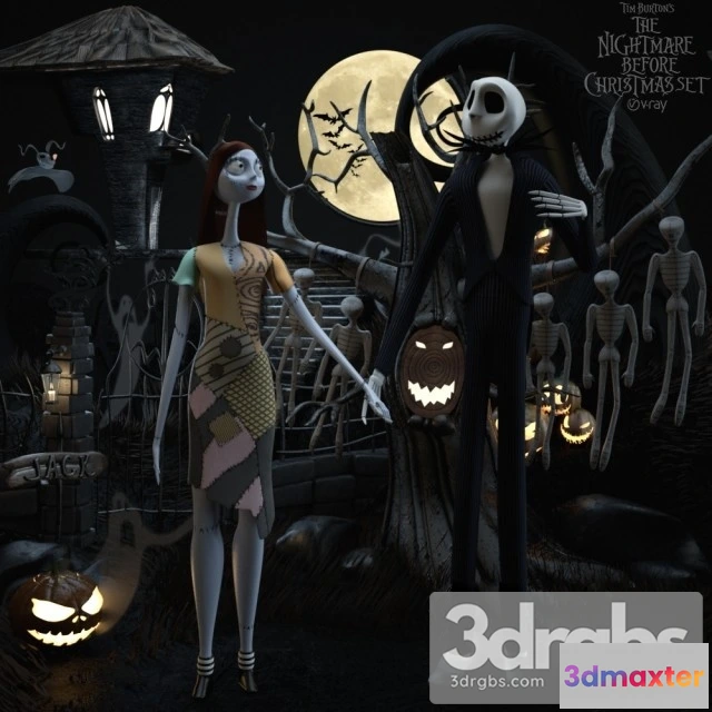 1002688 - Nightmare Before Christmas Set