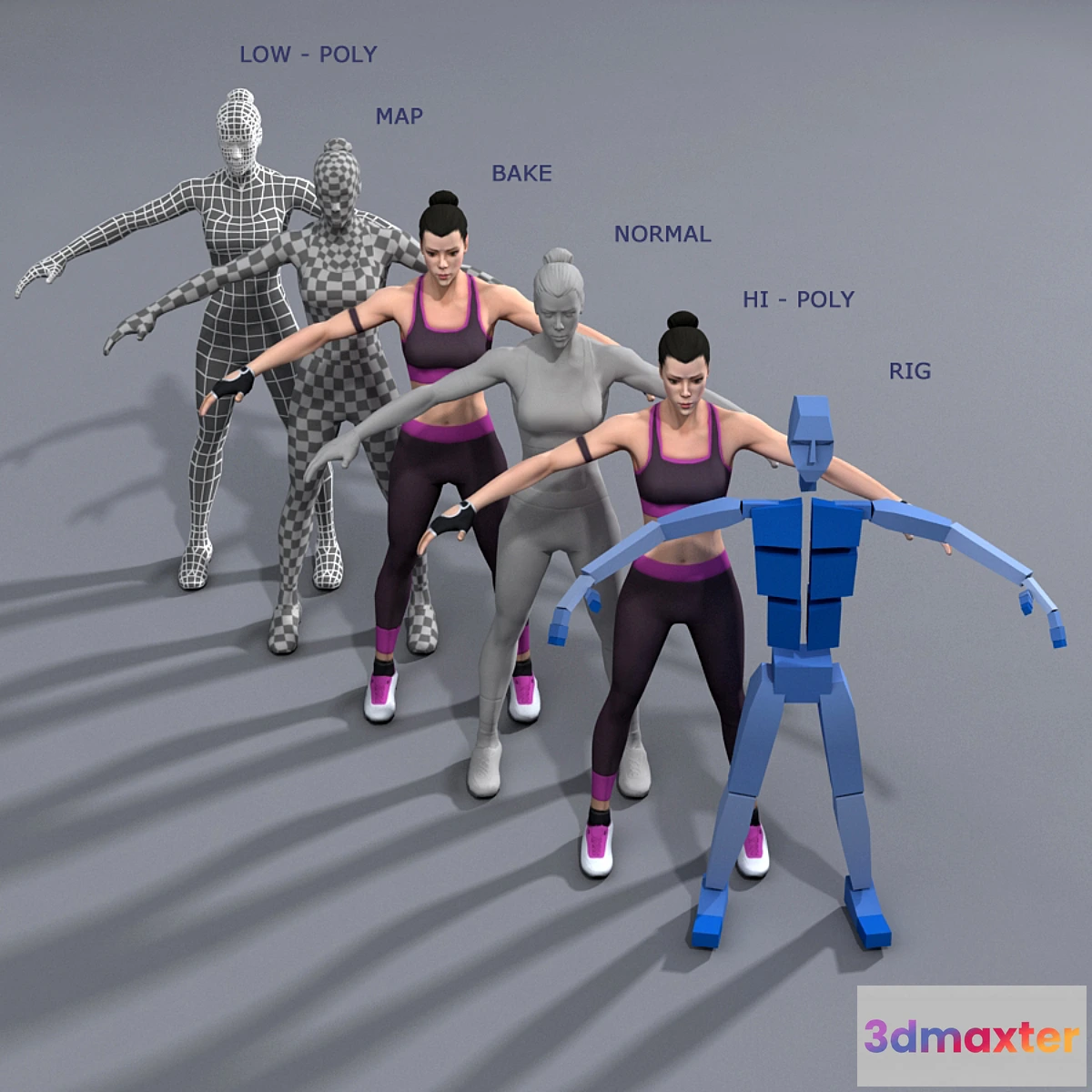 1406074 - Athlete 2 3D Max