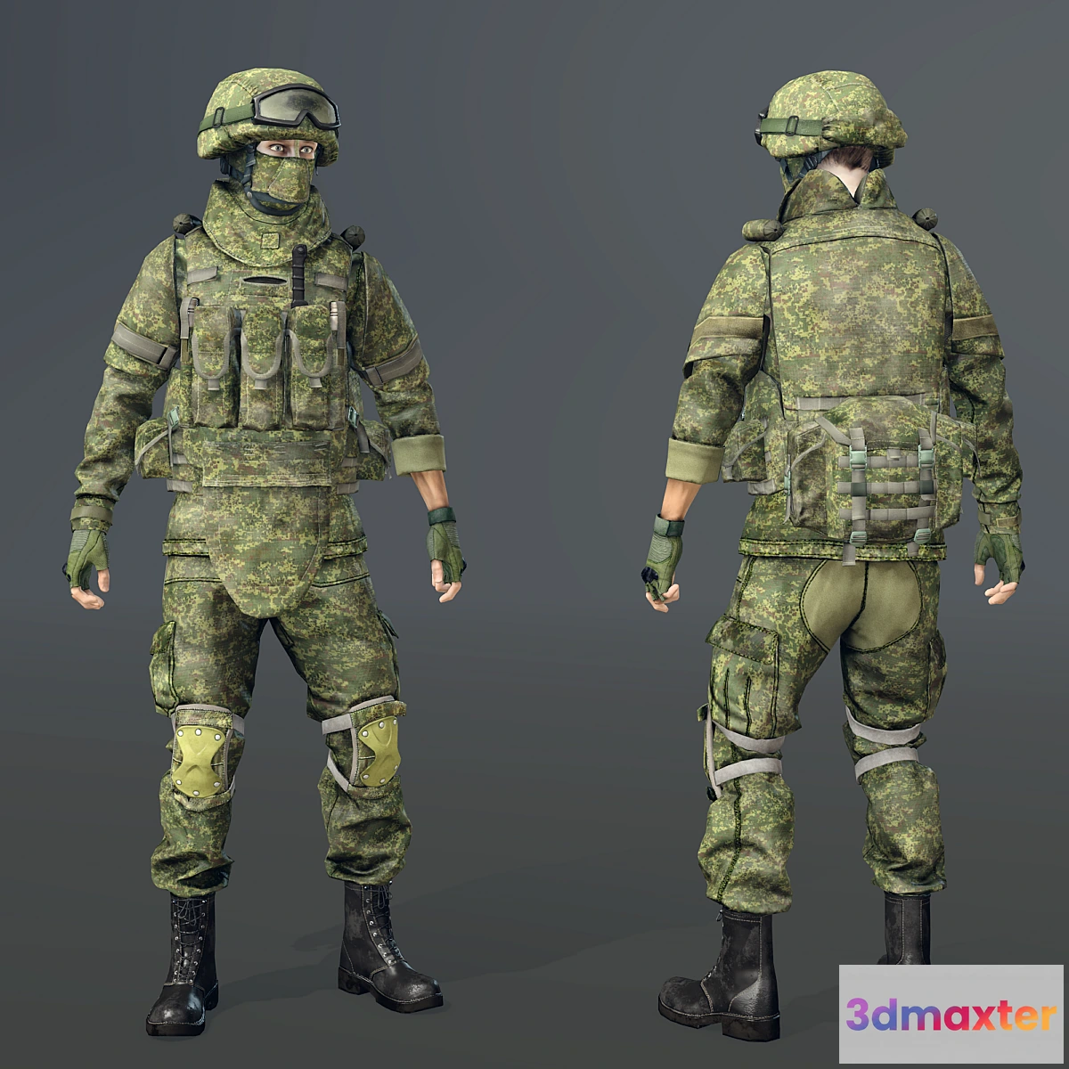 1423018 - Soldier of the RF Armed Forces 3D Max