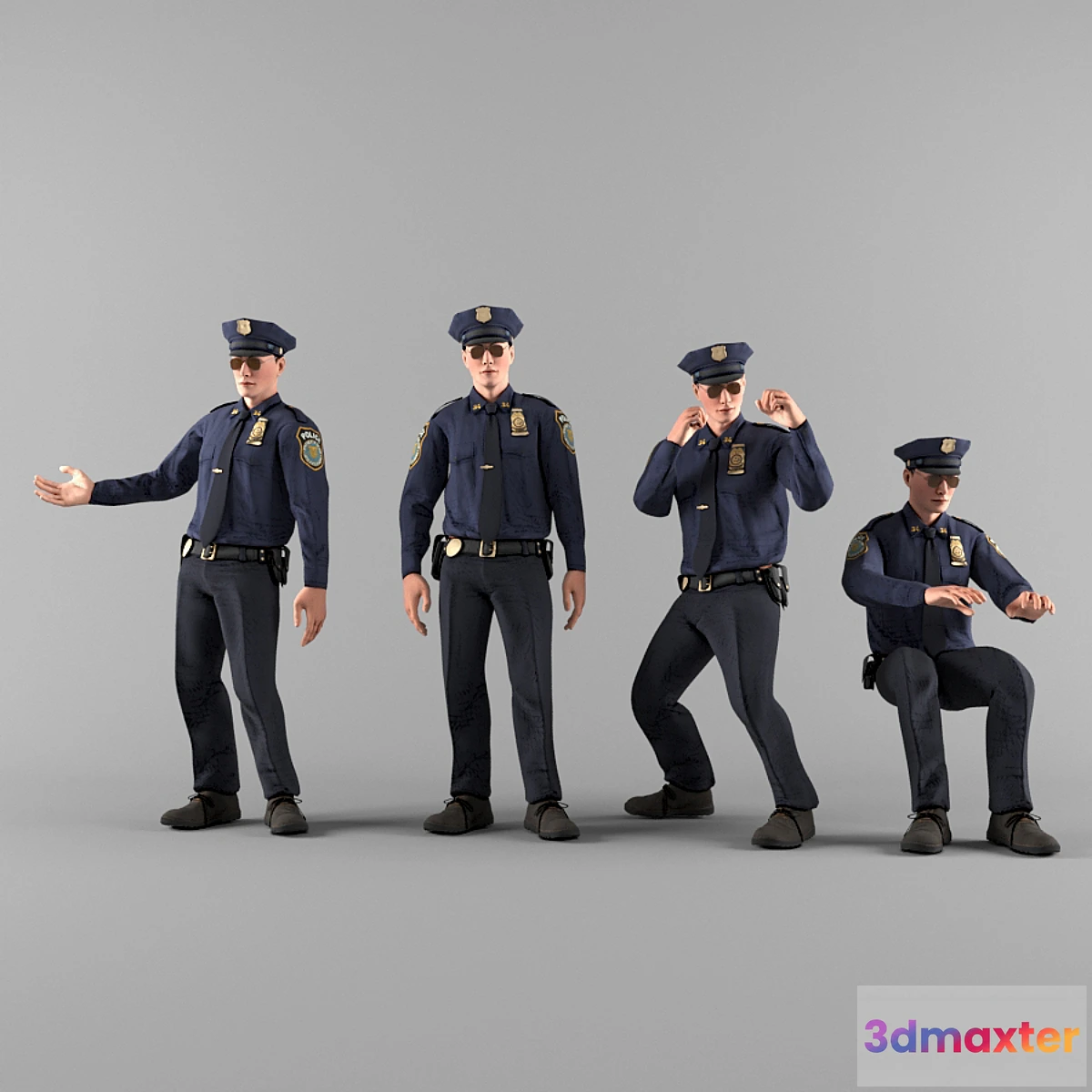 1428566 - Policeman 2 3D Max