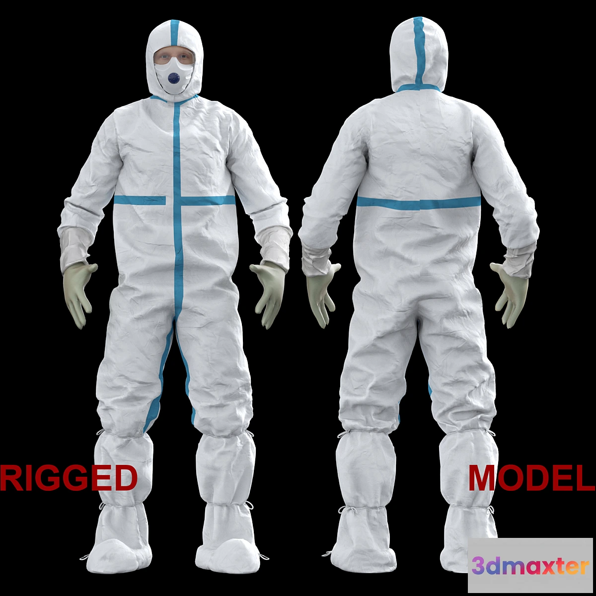 1431852 - Protective suit. Quarantine 3D Max