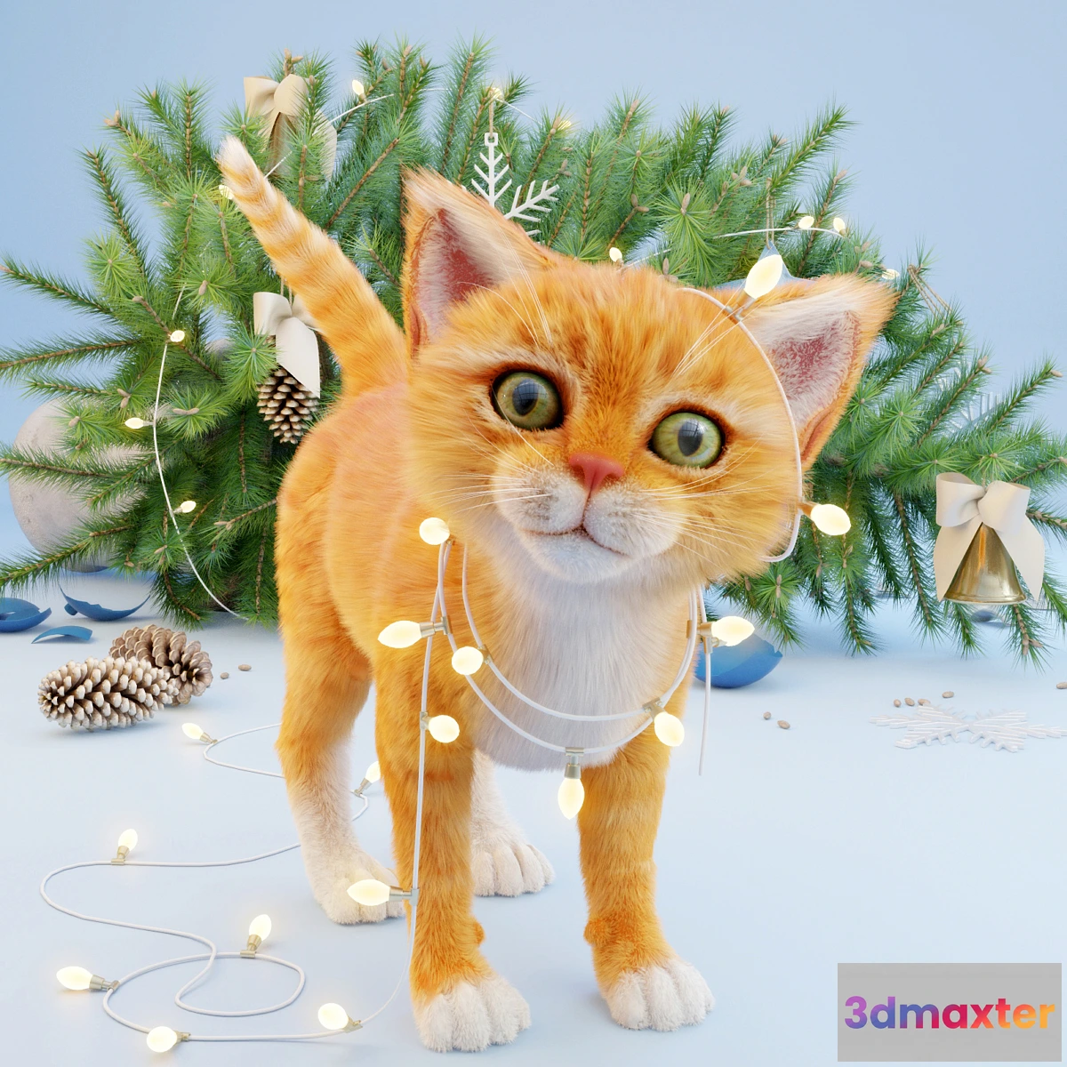 638605 - Model contest. “Mission somplete” or amateur garlands