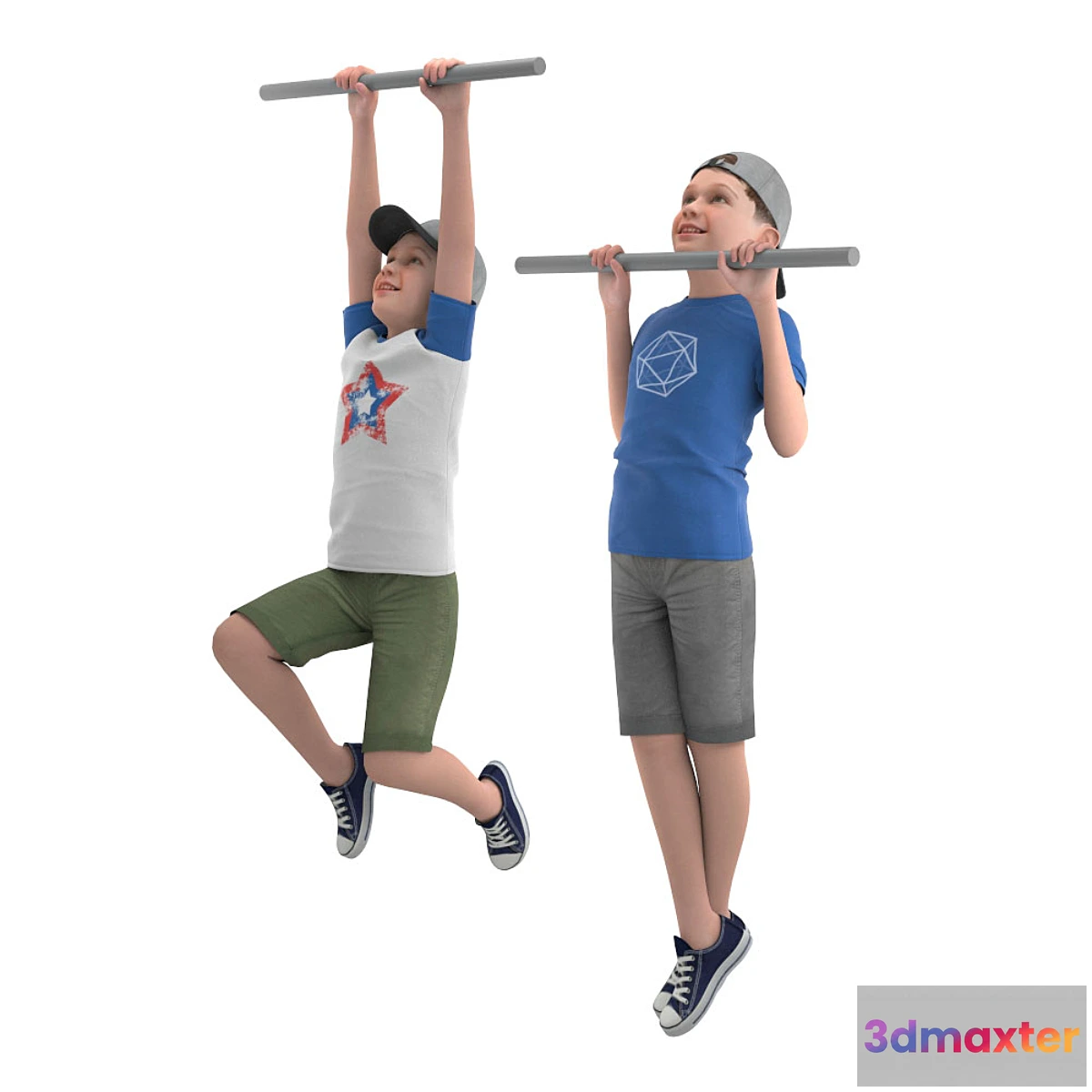 779555 - Boy on the horizontal bar