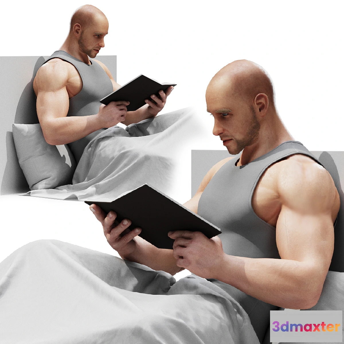 844967 - Reading man - No.5