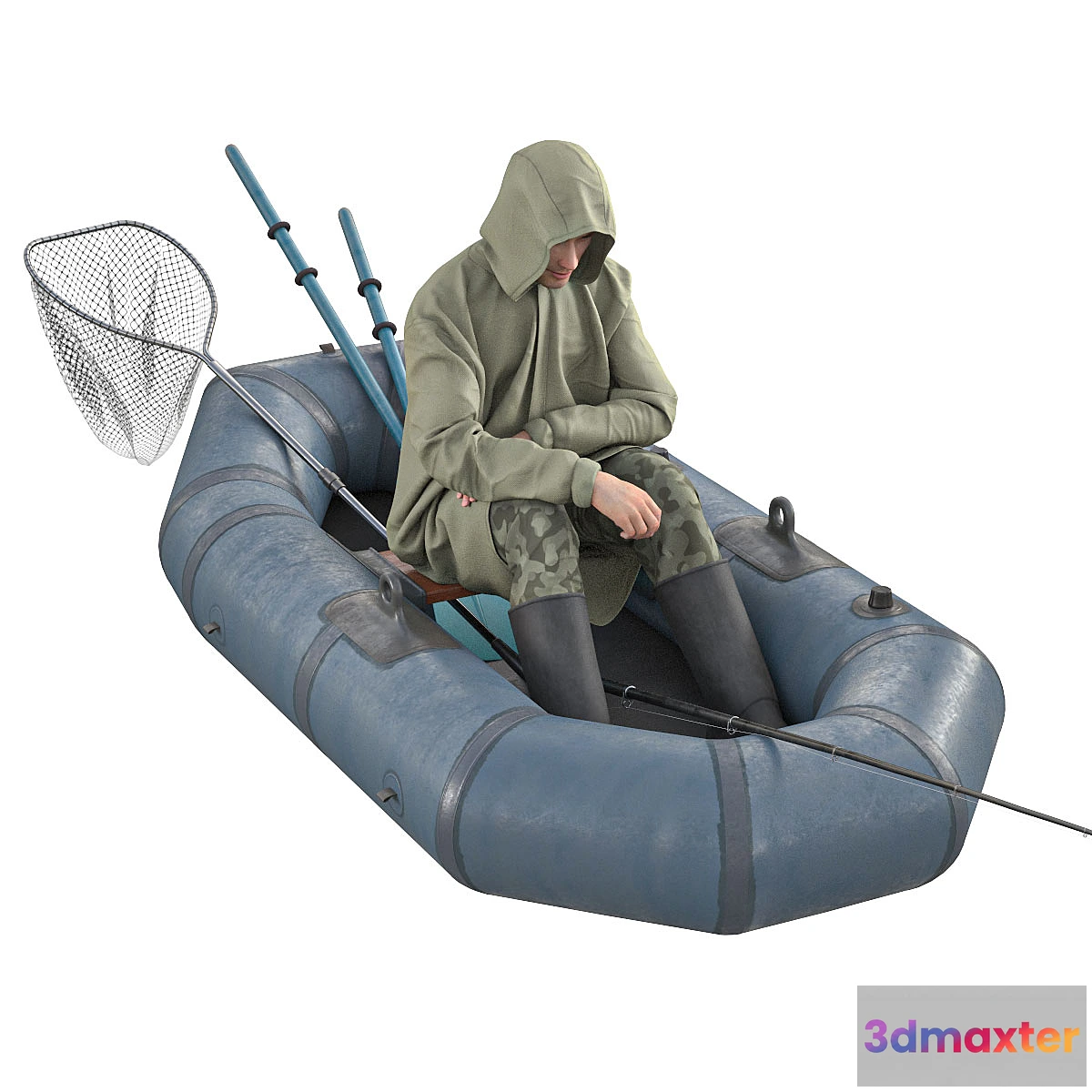 856379 - Fisherman in a boat - No.5