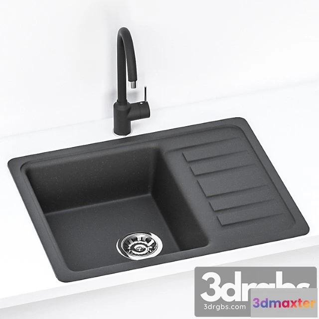 1042556 - Kitchen sink and mixer