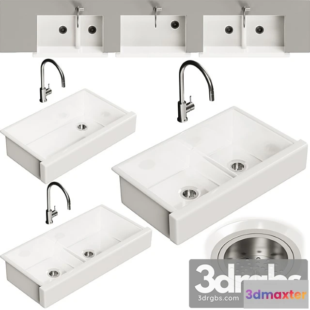 1042562 - Kohler - whitehaven sink set with faucet