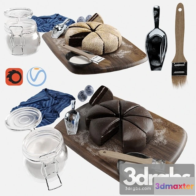 1042690 - Decorative kitchen cake set