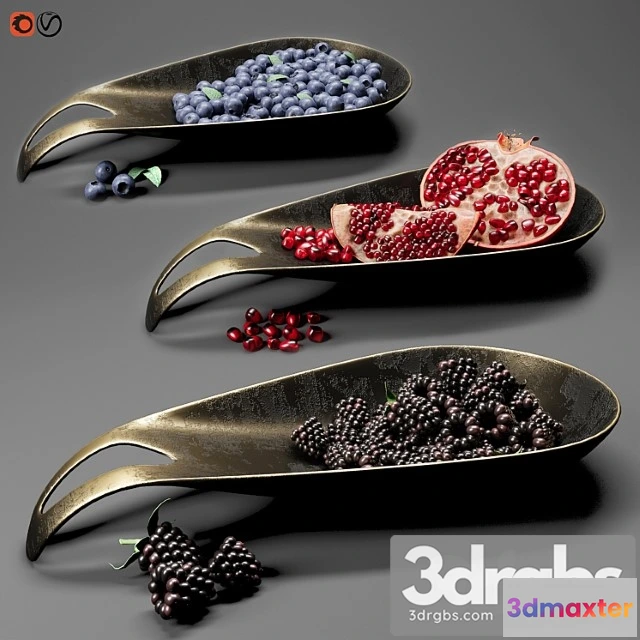 1042702 - Dish with berries and fruits