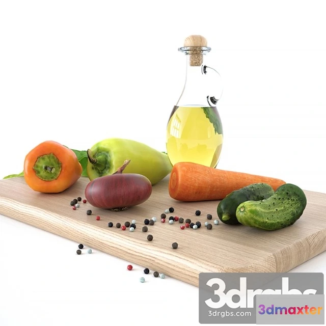 1042736 - Kitchen decore set (vegetables)