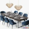 1079904 - Eichholtz Dining Set 3D Model - 213461