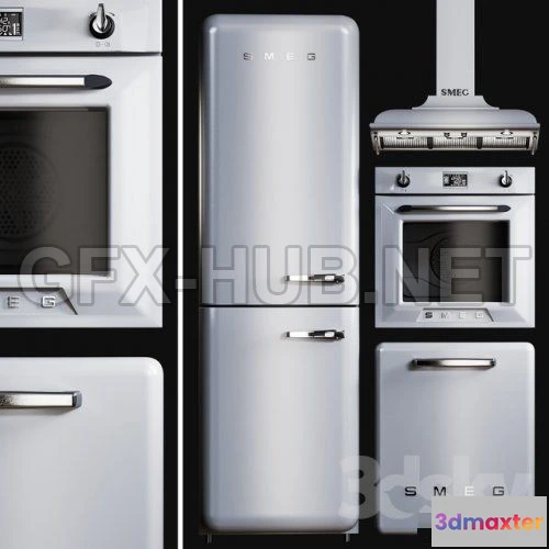 1084316 - Kitchen Appliances Smeg Victoria 3D model - 217873