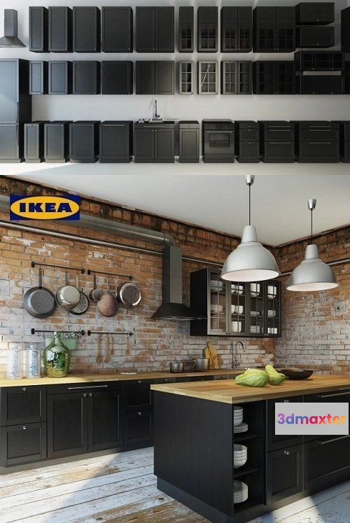1084356 - Kitchen IKEA Laksarbi - 217913