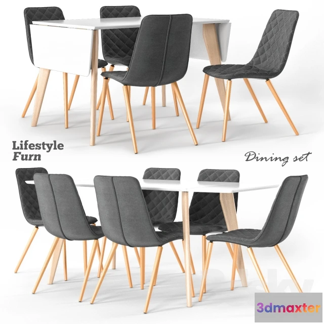 1085318 - LifestyleFurn dining set - 218875