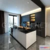 1087046 - Modern Kitchen Cabinet Restaurant Combination - 220603