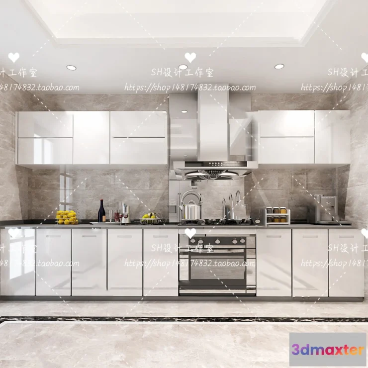 1140948 - Kitchen Cabinets - 3D Models - 0005