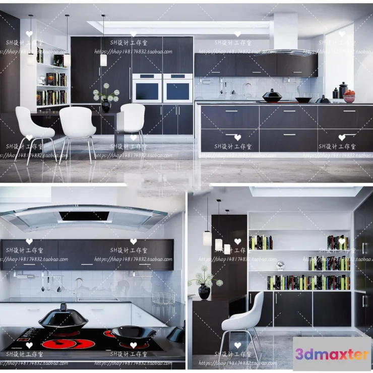 1140954 - Kitchen Cabinets - 3D Models - 0008