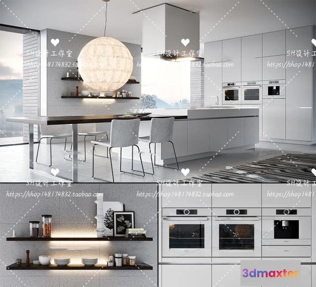 1140974 - Kitchen Cabinets - 3D Models - 0018