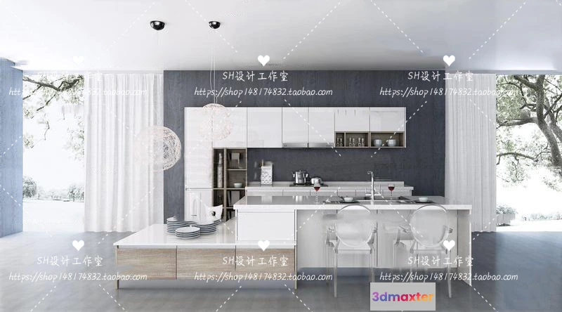 1140980 - Kitchen Cabinets - 3D Models - 0021