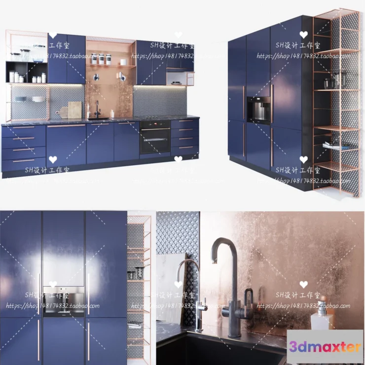 1140988 - Kitchen Cabinets - 3D Models - 0025