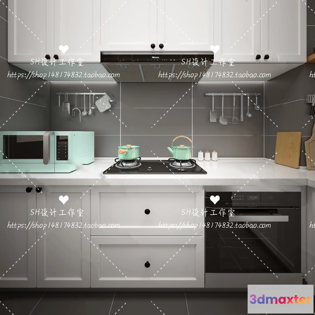 1140996 - Kitchen Cabinets - 3D Models - 0029