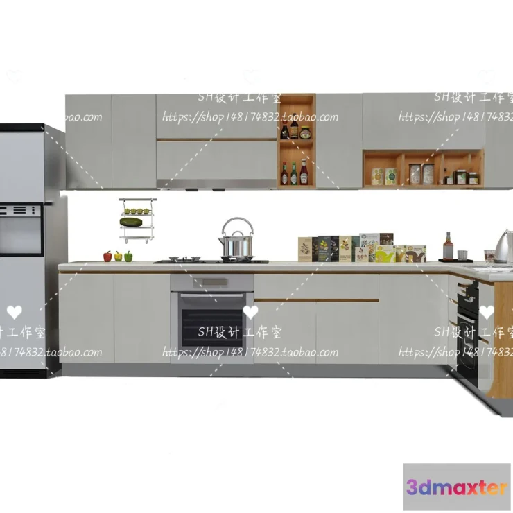 1141016 - Kitchen Cabinets - 3D Models - 0039