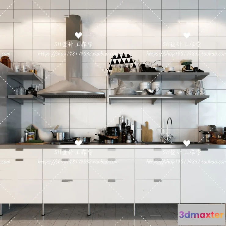 1141042 - Kitchen Cabinets - 3D Models - 0052