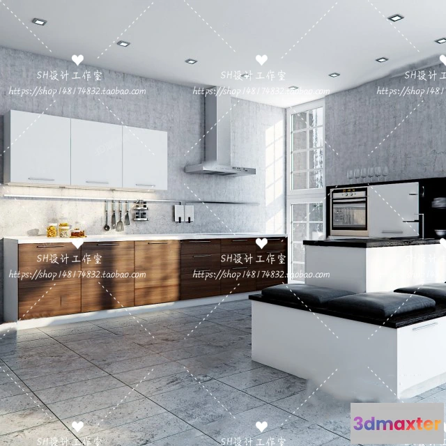 1141046 - Kitchen Cabinets - 3D Models - 0054