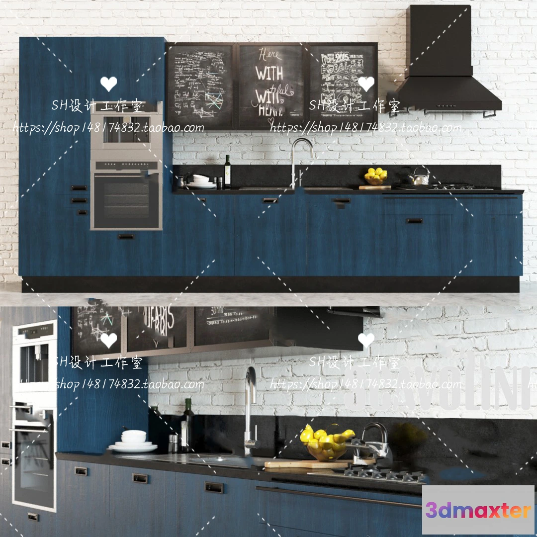 1141052 - Kitchen Cabinets - 3D Models - 0057