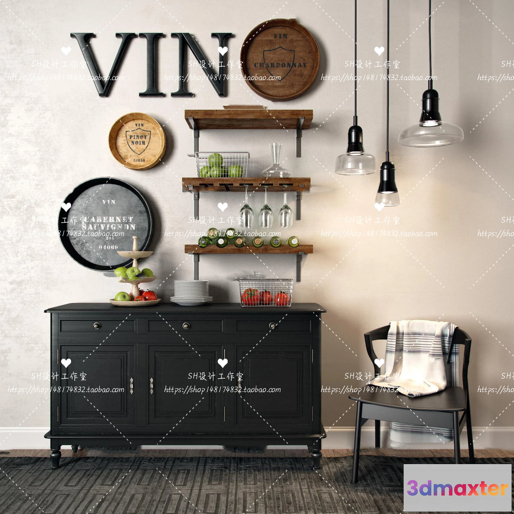 1141062 - Kitchen Cabinets - 3D Models - 0062