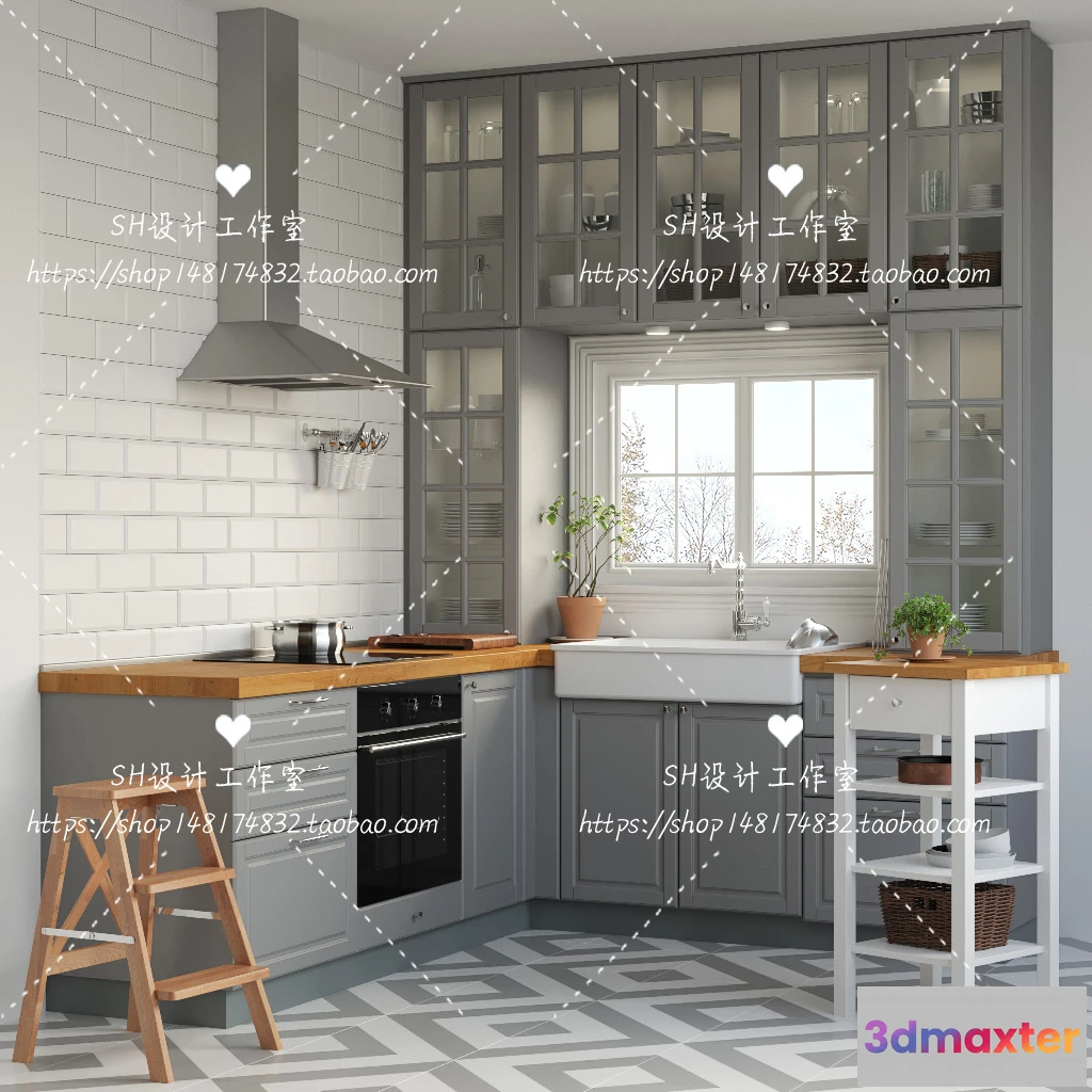 1141066 - Kitchen Cabinets - 3D Models - 0064