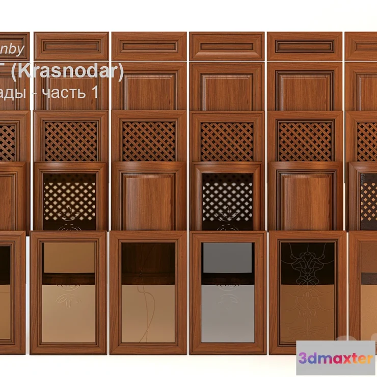 1270189 - Facades 6pc - Part 1 3D Max