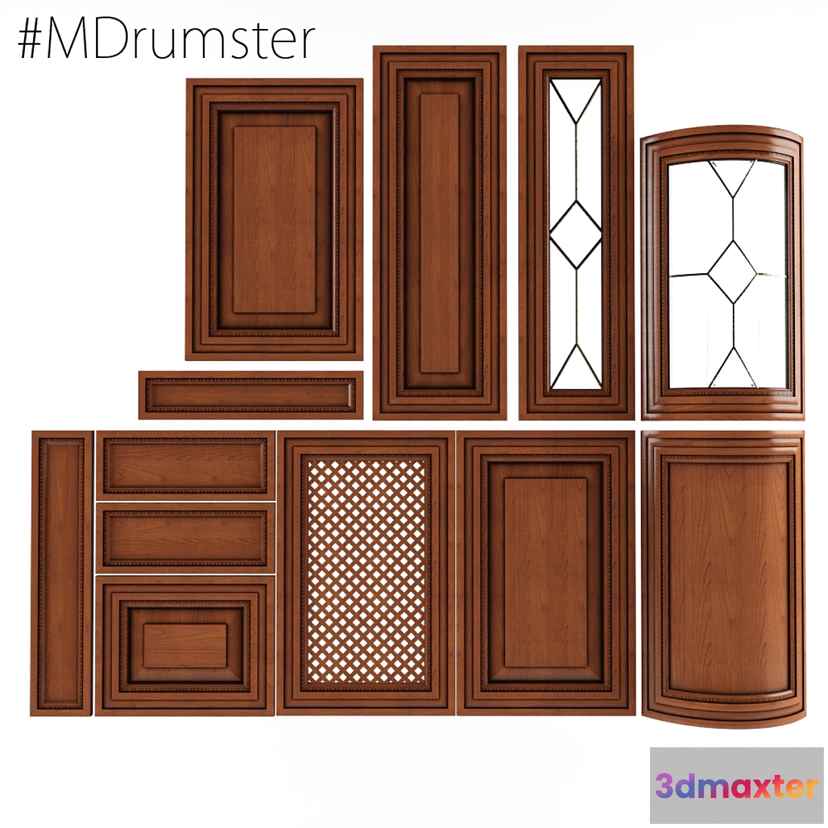 1272832 - Kitchen facades Firenze 3D Max