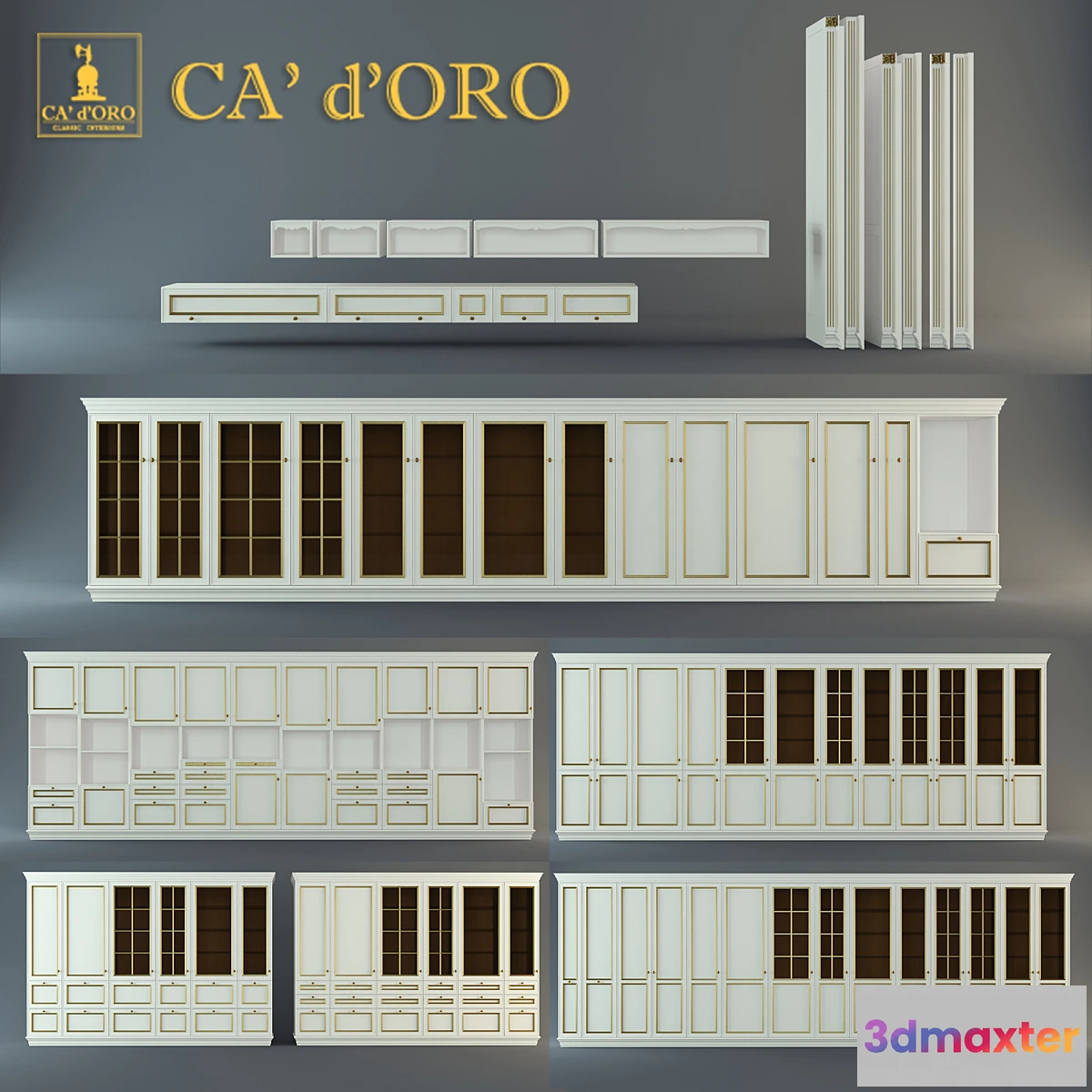 1281698 - High cabinets Fortuna CA ‘d’Oro - No.2 3D Max