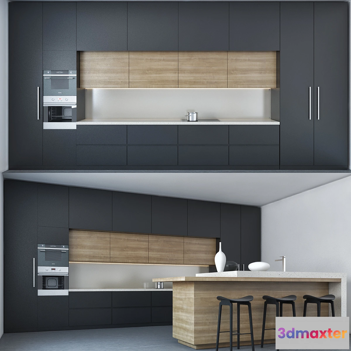 1288198 - Kitchen - No.10 3D Max