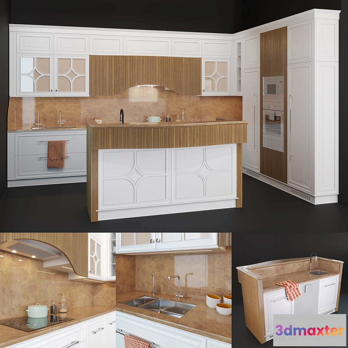 1295434 - Kitchen Dama Prestige 3D Max