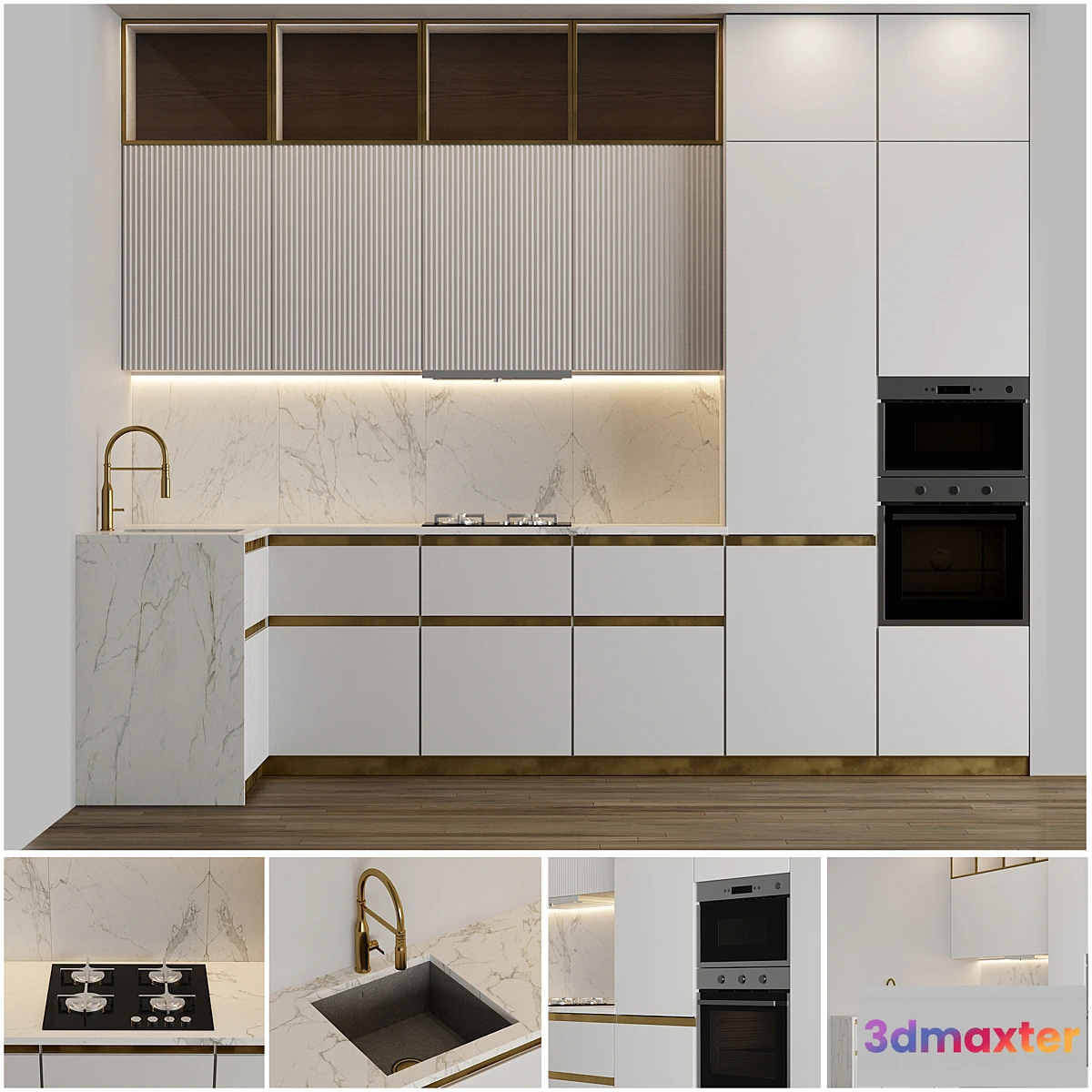 1296530 - Modern Kitchen 14 - No.2 3D Max