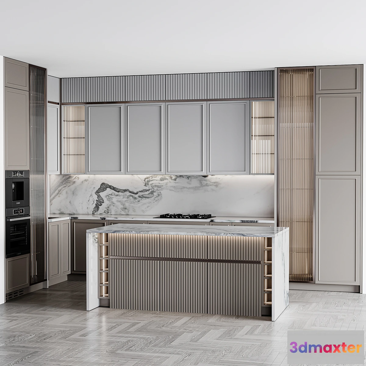 1296680 - kitchen Neoclassic 285 3D Max